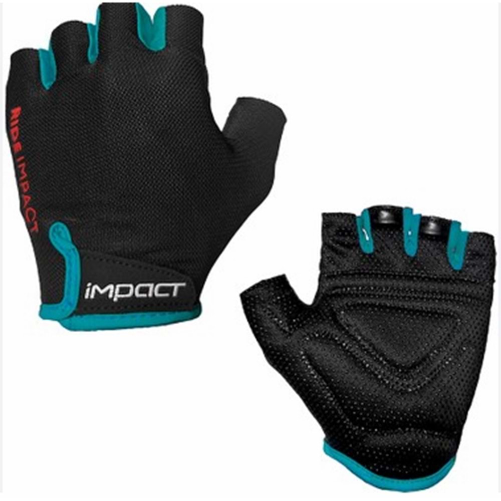 İMPACT ELDİVEN YARIM SİYAH-MAVİ (XL)