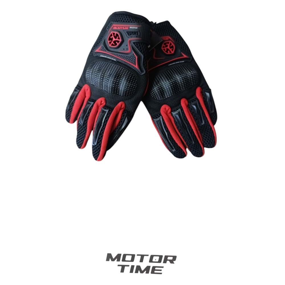 ELDİVEN SCOYCO MC23 (L) SİYAH-KIRMIZI