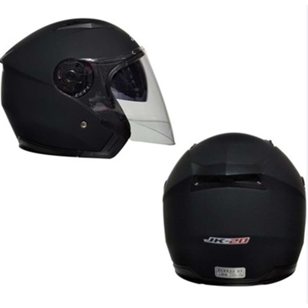 JEKAİ KASK YARIM SİYAH GÜNEŞ GÖZLÜKLÜ (L)