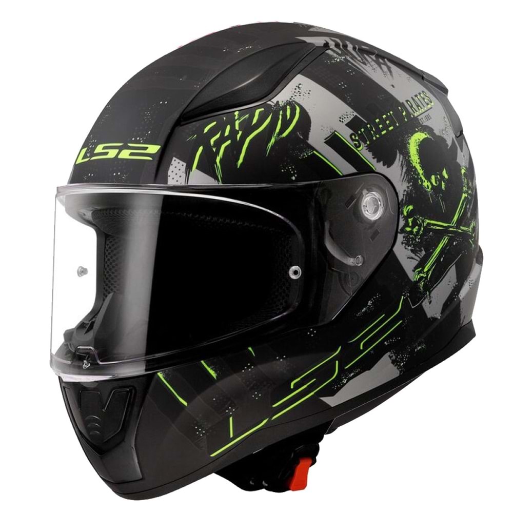 LS2 RAPID 2 PIRATES TITANIUM KASK (M)
