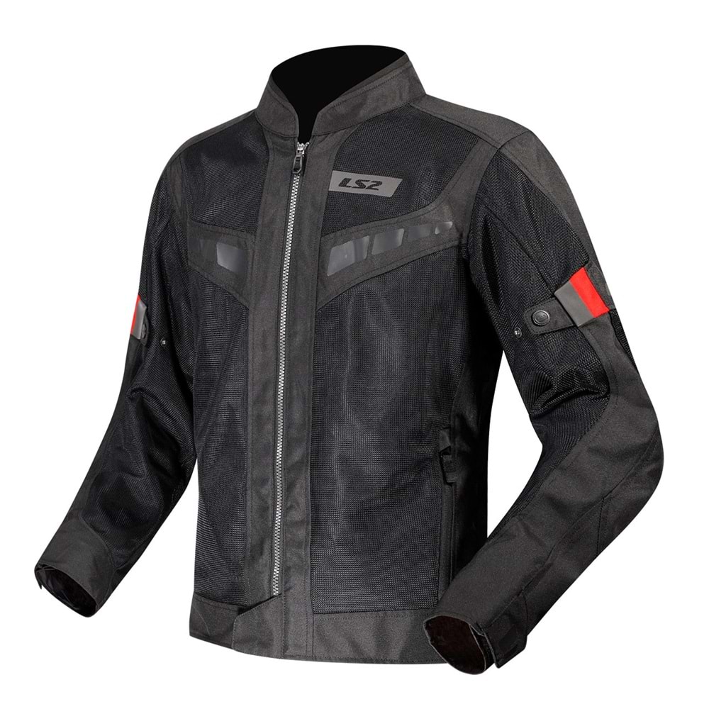LS2 BLADE AIR MONT SİYAH-KIRMIZI (L)