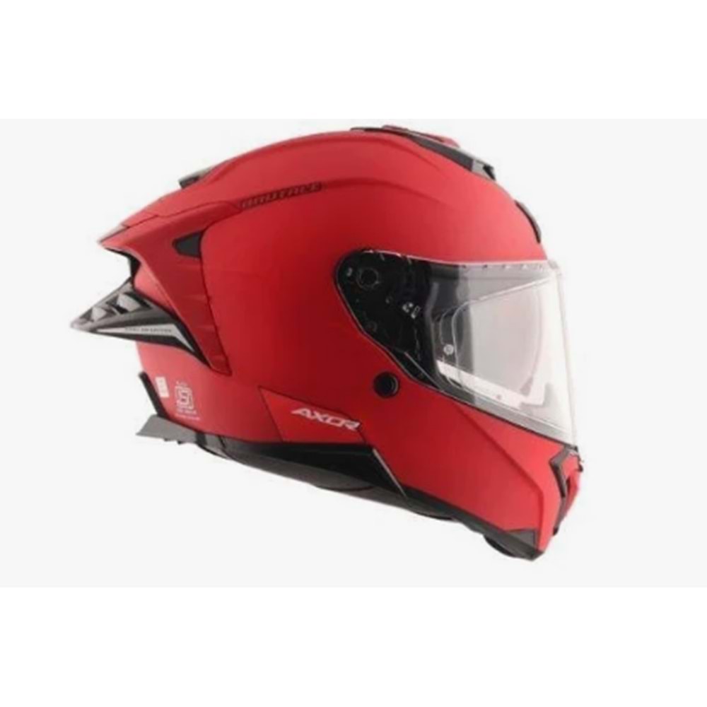 AXOR BRUTALE SC-E Dull Red Motosiklet Kaskı (XL)