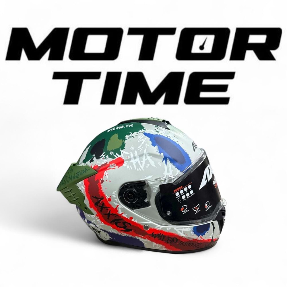 AXXIS JOKER KASK GÜNEŞ VİZÖRLÜ (L)