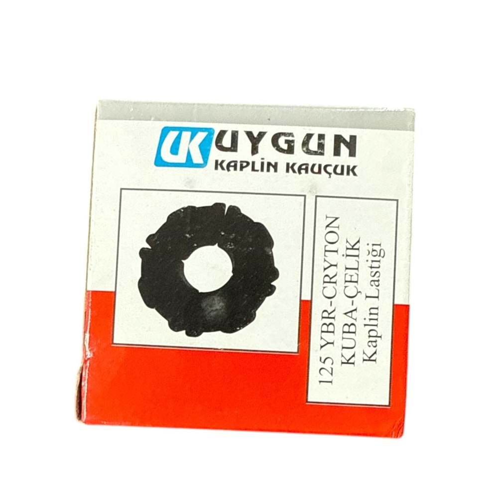 ARKA DİŞLİ LASTİĞİ (KAPLİN) 125YBR KUBA-ÇELİK KAPLİN LASTİĞİ