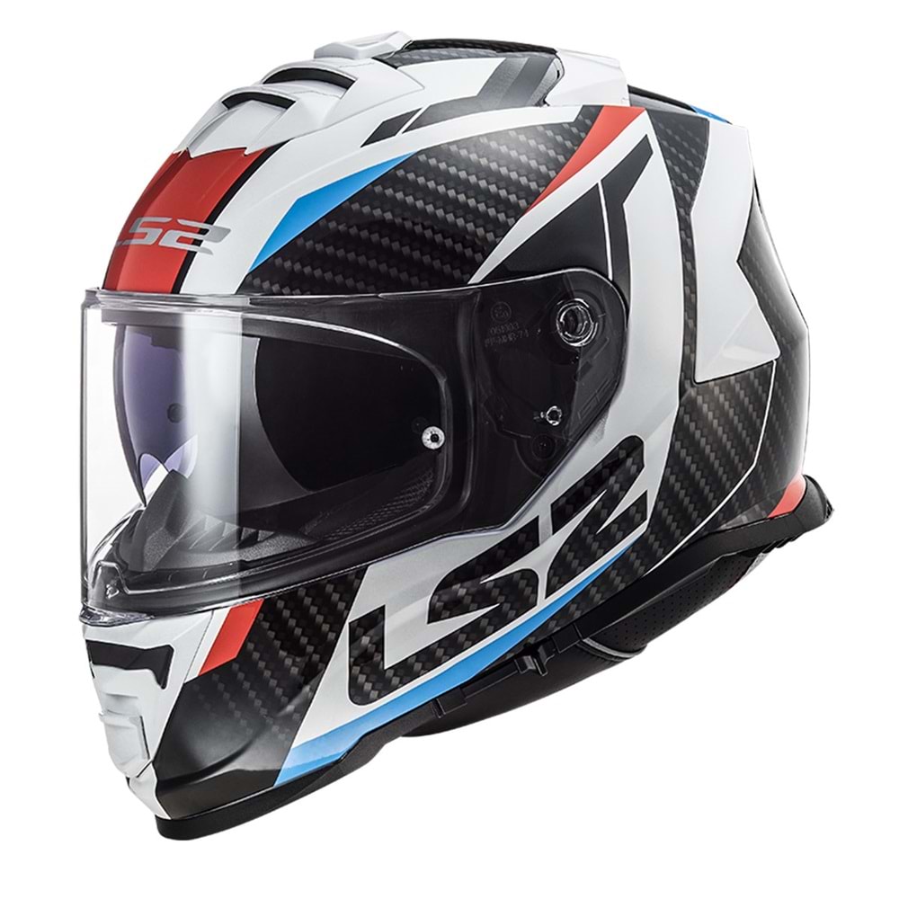 LS2 STORM 2 RACER MAVİ-KIRMIZI KASK (2XL)