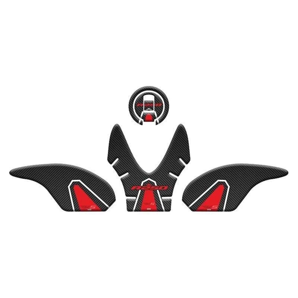 RKS R250 SİYAH- KIRMIZI THANK PAD STİCKER