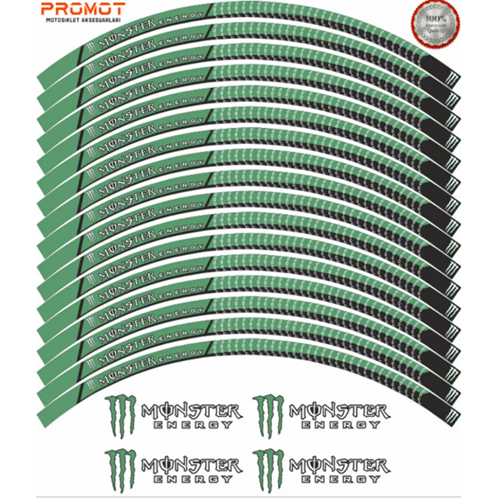 MONCTER MOTORSİKLET JAN ŞERİDİ YEŞİL