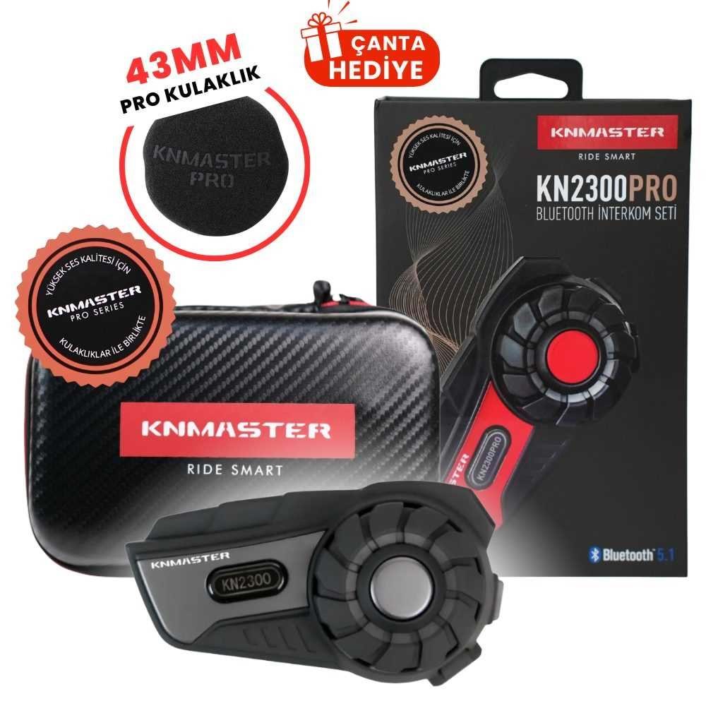 KNMASTER KN2300 PRO - BLUTOOTH İNTERCOM SETİ