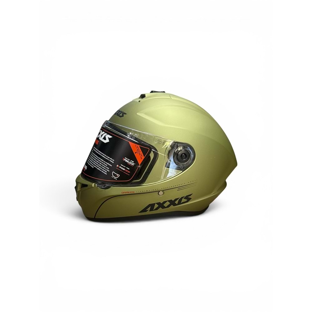 AXXIS DRAKEN S SOLID A6 MATT GREEN (XL)