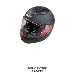 LS2 RAPIDII MAT BLACK GREY TAKAROA(XXL)