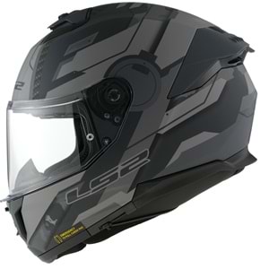 LS2 STREAM 2 SHADOW MAT TITANIUM-GRİ KASK (L)