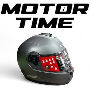 LS2 STROBE 2 MAT TITANIUM KASK (2XL) ÇENE AÇILIR GÜNEŞ GÖZLÜKLÜ