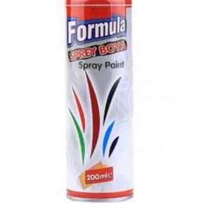 FORMULA SPREY BOYA KIRMIZI MOTOSİKLET BİSİKLET ARABA 200ML