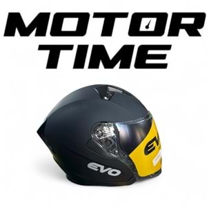 EVO YARIM GÜNEŞ GÖZLÜKLÜ MAT SİYAH (XL)