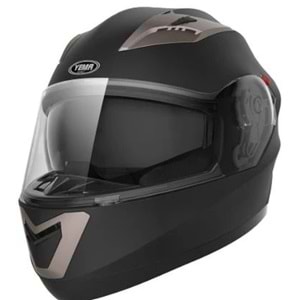 YEMA ÇENEDEN AÇILIR KASK GÜNEŞ VİZÖRLÜ SİYAH (L)