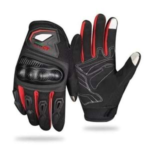 FORTE GT RS02 ELDİVEN SİYAH-KIRMIZI (L)