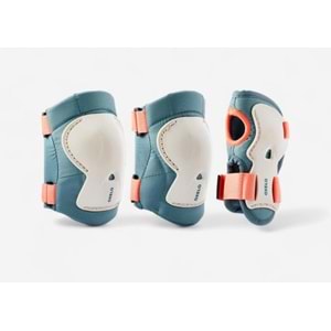 OXELO DİZLİK DİRSEKLİK TAKIM YEŞİL-TURUNCU