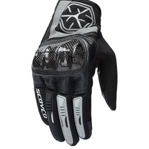 SCOYCO MC122 ELDİVEN CARBON SİYAH-GRİ (M)