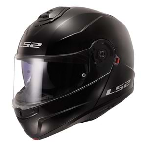 LS2 STROBE 2 SİYAH KASK ÇENE AÇILIR (M)