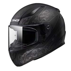 LS2 RAPID 2 CRYPT MAT SİYAH KASK (XL)