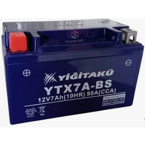 YİĞİT AKÜ 12V-7AH SCOOTER YATIK