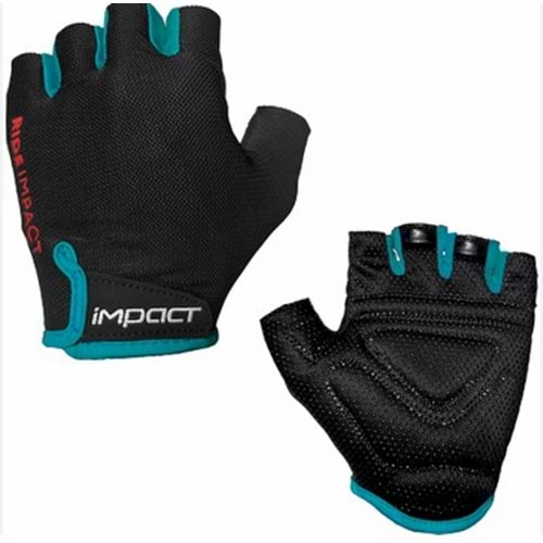 İMPACT ELDİVEN YARIM SİYAH-MAVİ (XL)