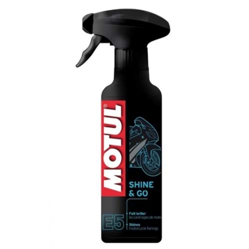 MOTUL E5 MOTOSİKLET PLASTİK GRENAJ & KAPORTA PARLATMA VE BAKIM SPREYİ 400ML