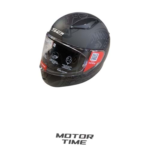 LS2 RAPIDII MAT BLACK GREY TAKAROA(XXL)