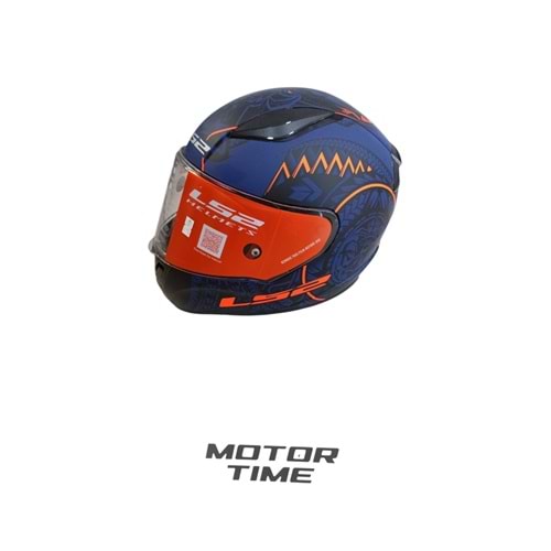 LS2 RAPIDII MATT BLUE ORANGE (XXL)