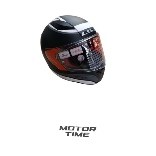 LS2 RAPİDII MAT WHİTE BLACK GREY(XL)