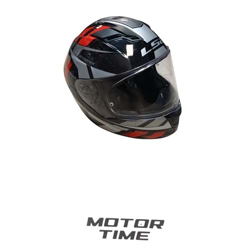 LS2 STREAM EVO BLACK RED(M)