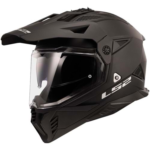 LS2 PIONEER 2 MAT SİYAH KASK(M)