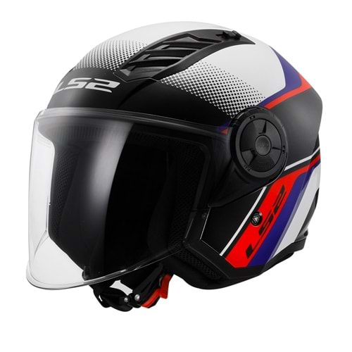 LS2 AIRFLOW 2 RUSH BEYAZ-MAVİ-KIRMIZI KASK(XL)