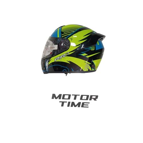 AXOR SİYAH-MAVİ-SARI KASK(M)