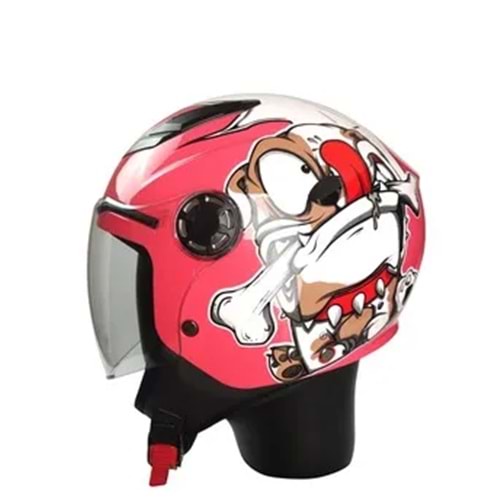 FREE-M PEMBE ÇOCUK KASK DOGG(S)