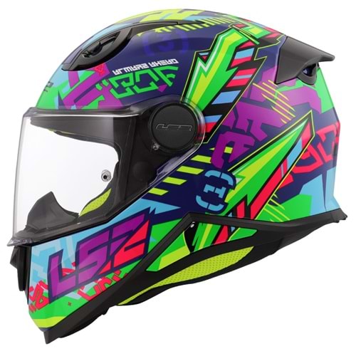 LS2 KID SVENT MAVİ-YEŞİL ÇOCUK KASK(M)