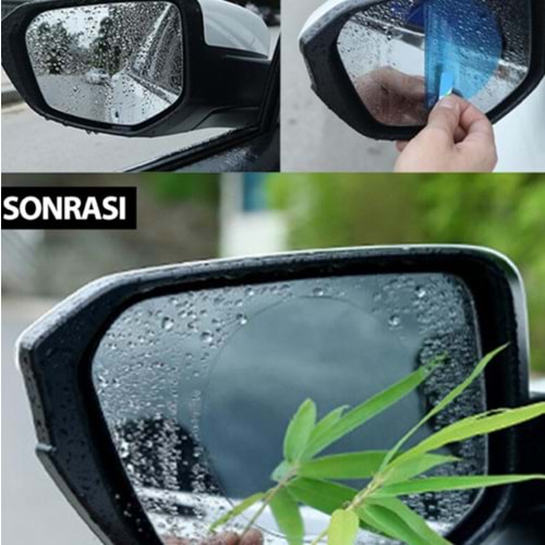 KNMASTER EVRENSEL OTOMOBİL MOTOSİKLET YAĞMUR KAYDIRCI ŞEFFAF FİLM TAKIM