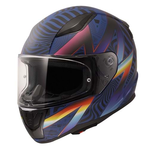 LS2 RAPID 2 OPTIK MAT MAVİ-MOR KASK(M)