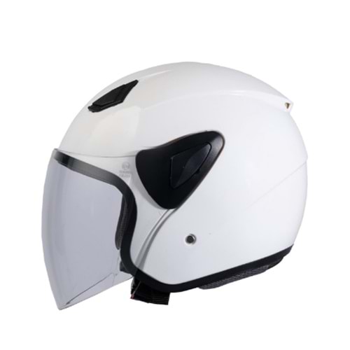 EVO YARIM GÜNEŞ GÖZLÜKLÜ KASK BEYAZ (XL)