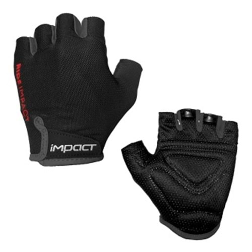 İMPACT SİYAH-GRİ YARIM ELDİVEN (L)