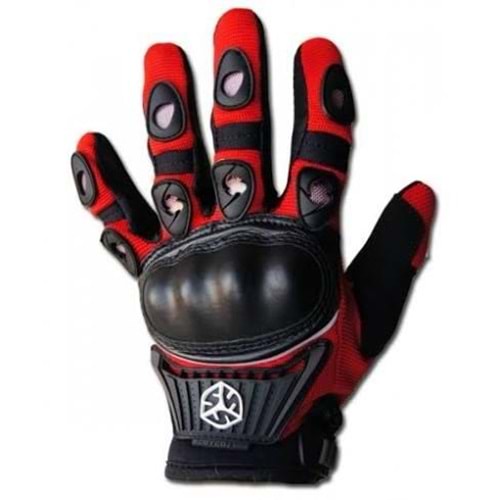 SCOYCO MC14 SİYAH-KIRMIZI ELDİVEN (S)