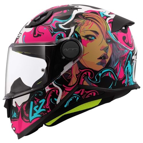 LS2 KID CYBERG MAT MOR ÇOCUK KASK (M)