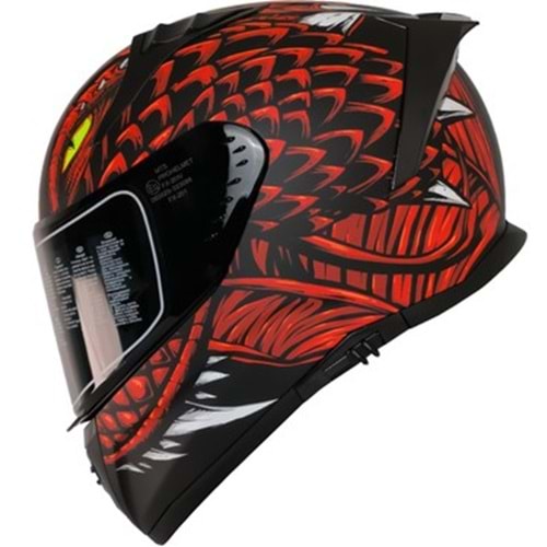 MTS DRAGLAX RED KASK (L)