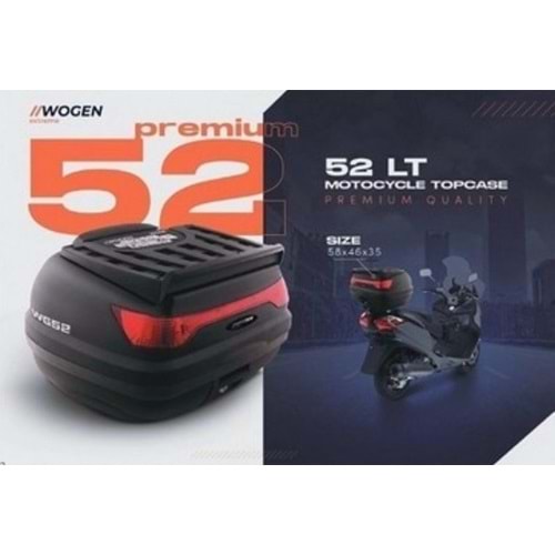 WOGEN 52L ARKA ÇANTA SIRT DAYAMALI SİYAH