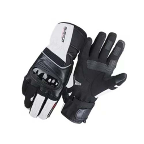 SCOYCO MC82WP KIŞLIK MOTOSİKLET ELDİVENİ - BEYAZ (M)