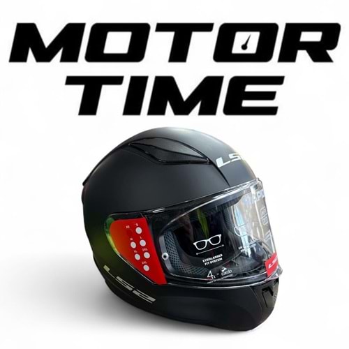 LS2 RAPID 2 MAT SİYAH KASK (L)