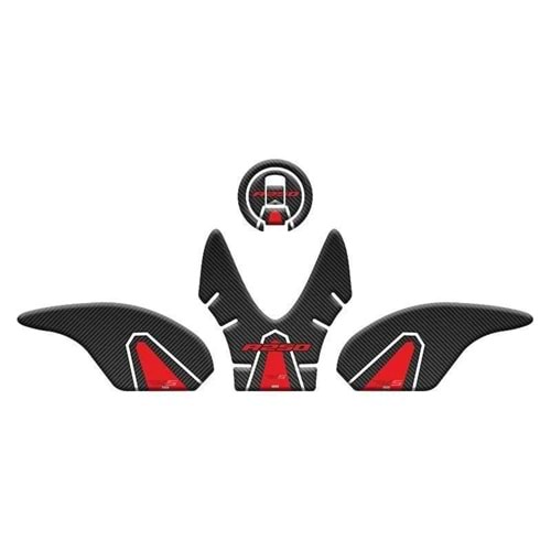 RKS R250 SİYAH- KIRMIZI THANK PAD STİCKER