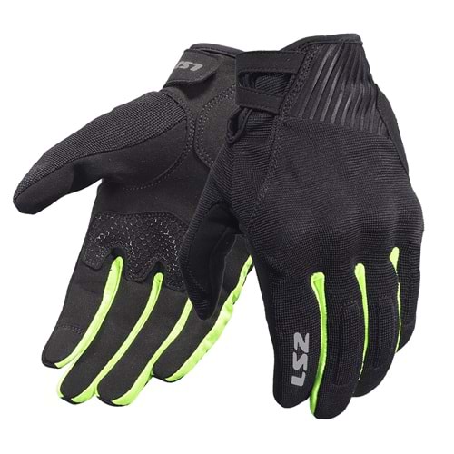 LS2 DART 2 EVO ELDİVEN SİYAH-NEON SARI (L)