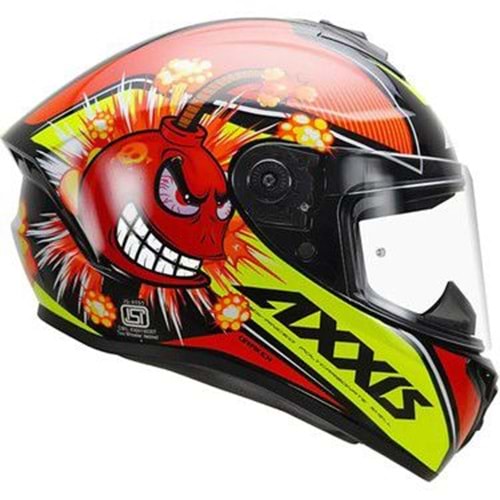 AXXIS DRAKEN S BOMBS A5 MATT RED (L)