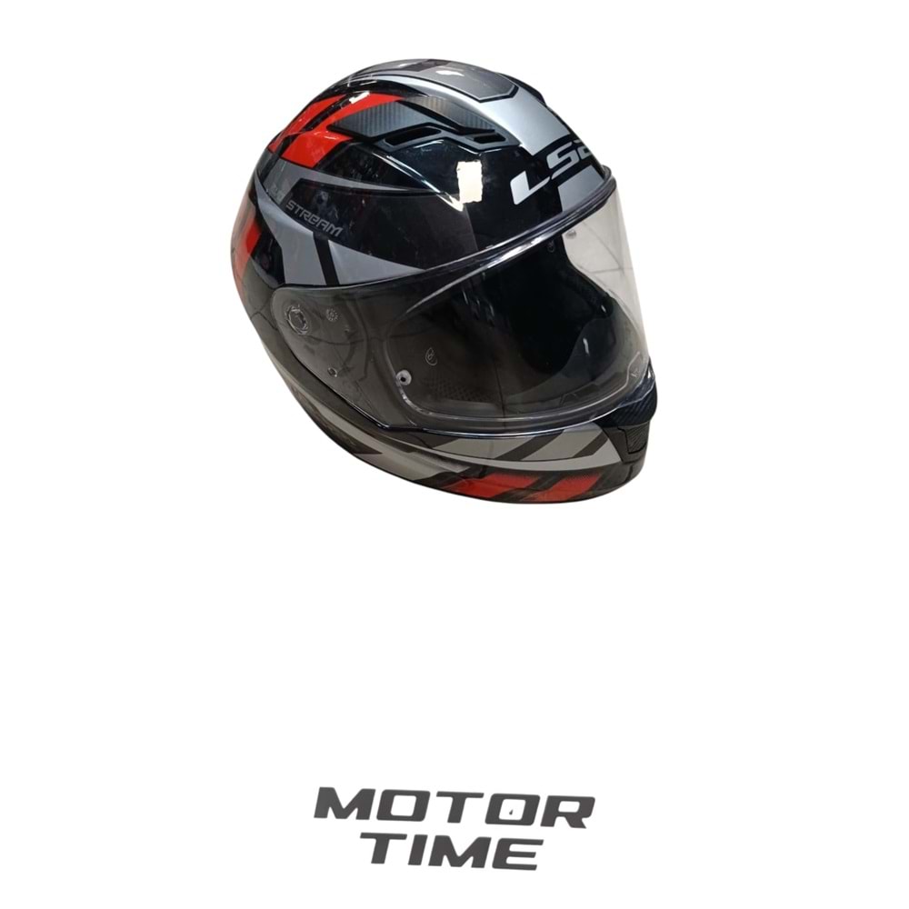 LS2 STREAM EVO BLACK RED(M)